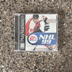 NHL 99 Vintage PlayStation Game - developed for the original PlayStation Console